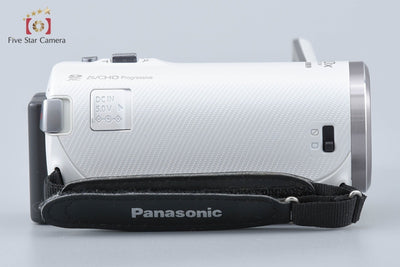 [Used] Panasonic HC-V480MS White Digital High-Definition Video Camera with Original Box