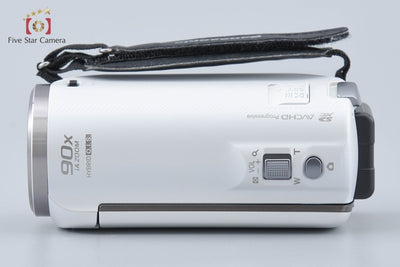 [Used] Panasonic HC-V480MS White Digital High-Definition Video Camera with Original Box