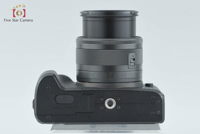 Used: Canon EOS Kiss M EF-M 15-45 IS STM Lens Kit Black, Low Shutter Count