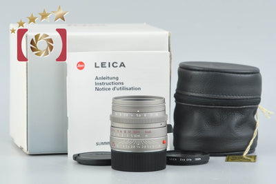 Used Leica SUMMILUX-M 35mm f/1.4 ASPH. E16 11859 Titanium with Original Box