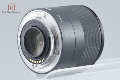 Used: Canon EF-M 32mm f/1.4 STM