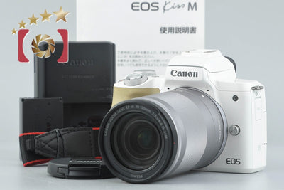 [Used] Canon EOS Kiss M White EF-M 18-150 IS STM Lens Kit