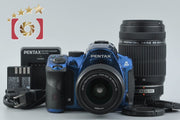 [Used] PENTAX Pentax K-30 Crystal Blue Double Zoom Kit