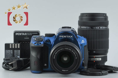 [Used] PENTAX Pentax K-30 Crystal Blue Double Zoom Kit