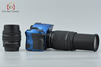 [Used] PENTAX Pentax K-30 Crystal Blue Double Zoom Kit