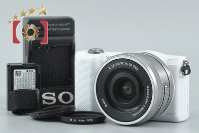 [Used] SONY Sony α5000 ILCE-5000 Power Zoom Lens Kit White International Version, Low Shutter Count