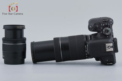 [Used] Canon EOS Kiss X9i Double Zoom Kit, low shutter count, with original box