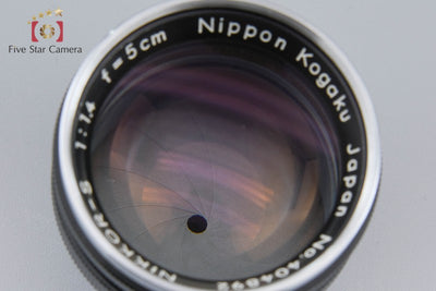 【Used】Nikon Nikkor-S 50mm f/1.4 Black S-mount