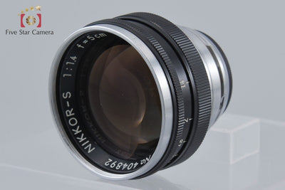 【Used】Nikon Nikkor-S 50mm f/1.4 Black S-mount