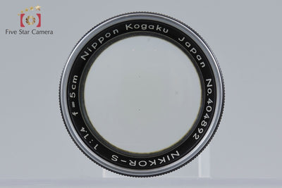 【Used】Nikon Nikkor-S 50mm f/1.4 Black S-mount