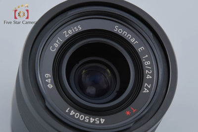 Used: SONY Carl Zeiss Sonnar E 24mm f/1.8 ZA T* SEL24F18Z