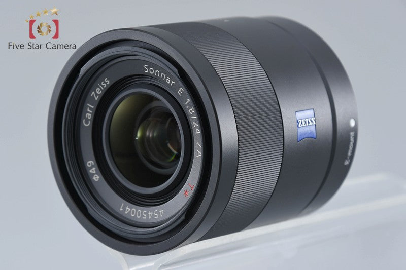 光学美品 ソニー Carl Zeiss Sonnar 24mm 1.8 B866 カメラレンズ T* E 24mm F1.8 ZA APS-C用 Sonnar ブラック SEL24F18Z