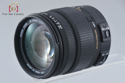 【中古】SIGMA シグマ 18-125mm f/3.8-5.6 DC OS HSM キヤノン用 元箱付き