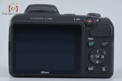 [Used] Nikon COOLPIX L340 Compact Digital Camera with Original Box