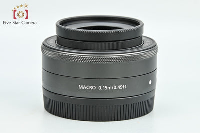 【中古】Canon キヤノン EF-M 22mm f/2 STM ブラック