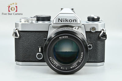 【中古】Nikon ニコン FM シルバー + Ai NIKKOR 50mm f/1.4