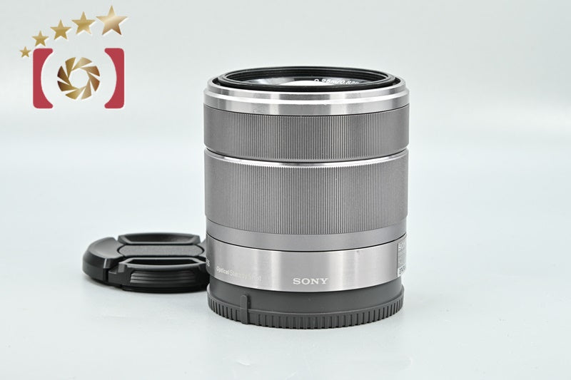 【中古】SONY ソニー E 18-55mm f/3.5-5.6 OSS SEL1855 シルバー