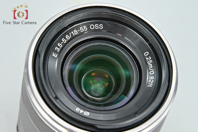【中古】SONY ソニー E 18-55mm f/3.5-5.6 OSS SEL1855 シルバー