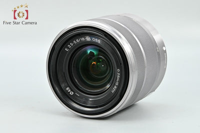 【中古】SONY ソニー E 18-55mm f/3.5-5.6 OSS SEL1855 シルバー