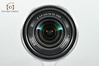 【中古】SONY ソニー E 18-55mm f/3.5-5.6 OSS SEL1855 シルバー