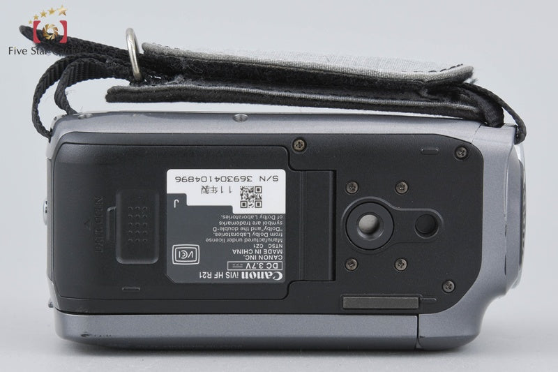 中古】Canon キヤノン iVIS HF R21 シルバー ビデオカメラ – Five Star