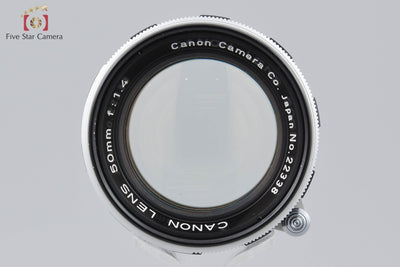 [Used] Canon 50mm f/1.4 L39 Leica Screw Mount