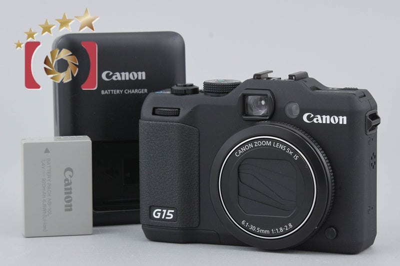 [Used] Canon PowerShot G15 Compact Digital Camera