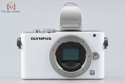 [Used] OLYMPUS PEN Lite E-PL3 White + M.ZUIKO DIGITAL 45mm f/1.8 Low Shutter Count