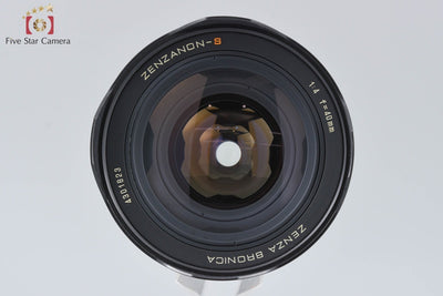 【中古】ZENZA BRONICA ゼンザブロニカ ZENZANON-S 40mm f/4 SQ用 2025.12月 オーバーホール済み