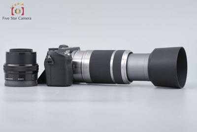 [Used] SONY Sony α NEX-6 Double Zoom Lens Kit Black with Original Box