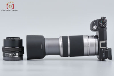 [Used] SONY Sony α NEX-6 Double Zoom Lens Kit Black with Original Box