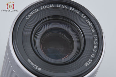 [Used] Canon EF-M 55-200mm f/4.5-6.3 IS STM Silver
