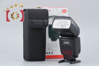 【中古】Canon キヤノン スピードライト 580EX II 元箱付き