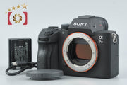 【Used】SONY α7 III ILCE-7M3 Black Mirrorless Interchangeable Lens Camera, Low Shutter Count