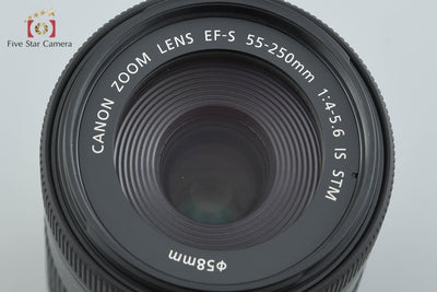 Used: Canon EF-S 55-250mm f/4-5.6 IS STM