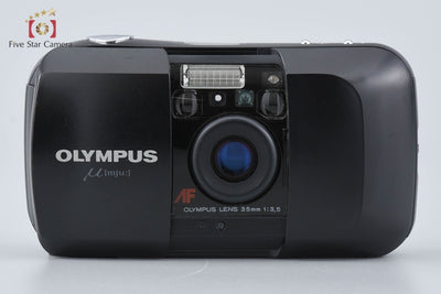 [Used] OLYMPUS Olympus μ[mju:] Mju Black Compact Film Camera