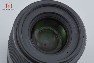 【中古】SIGMA シグマ 30mm f/1.4 DC DN Contemporary キヤノンEF-M用