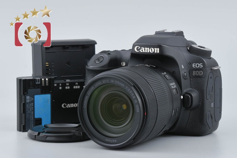 [Used] Canon EOS 80D EF-S 18-135mm IS USM Lens Kit