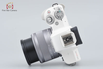 [Used] Canon EOS Kiss M2 EF-M 15-45 IS STM Lens Kit White