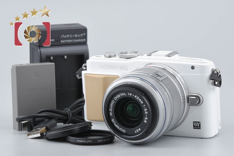[Used] OLYMPUS PEN Lite E-PL5 14-42 Lens Kit White