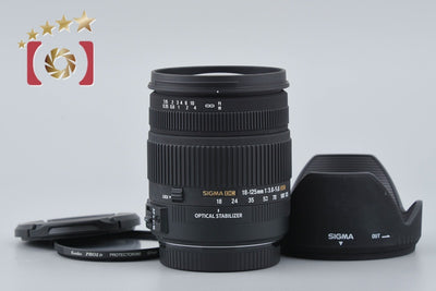 【中古】SIGMA シグマ 18-125mm f/3.8-5.6 DC OS HSM キヤノン用