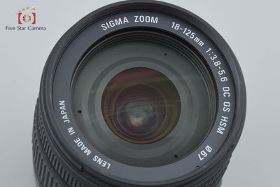 【中古】SIGMA シグマ 18-125mm f/3.8-5.6 DC OS HSM キヤノン用