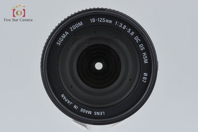 【中古】SIGMA シグマ 18-125mm f/3.8-5.6 DC OS HSM キヤノン用