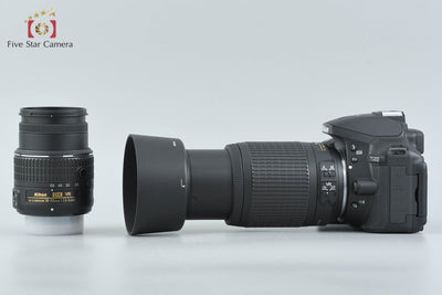 [Used] Nikon D5300 Double Zoom Kit Black - Very Low Shutter Count