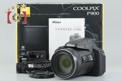 [Used] Nikon COOLPIX P900 Black Compact Digital Camera with Original Box