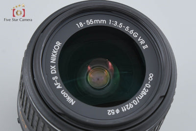 [Used] Nikon AF-S DX NIKKOR 18-55mm f/3.5-5.6 G VR II