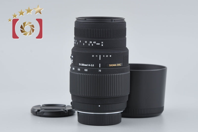 【中古】SIGMA シグマ 70-300mm f/4-5.6 DG MACRO ニコン用