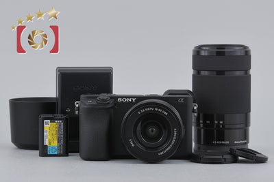 [Used] SONY α6400 ILCE-6400Y Double Zoom Lens Kit Black, Low Shutter Count