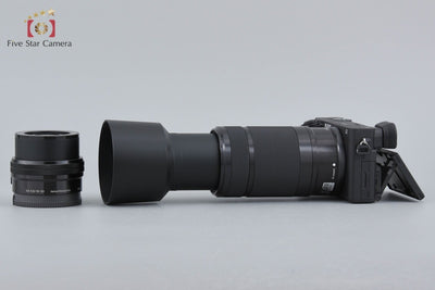 [Used] SONY α6400 ILCE-6400Y Double Zoom Lens Kit Black, Low Shutter Count