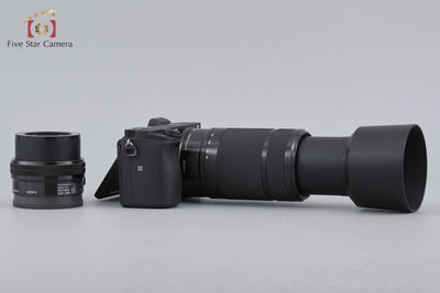 [Used] SONY α6400 ILCE-6400Y Double Zoom Lens Kit Black, Low Shutter Count